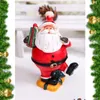 4pcs lot Christmas Pendant Desk Decoration Santa Claus Resin Miniature Figurine Xmas Party Home Ornament2565