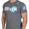 Ny design t-tröjor Sommar Sporting T-shirt Män Kortärmad Fitness T Shirt Mens Tryck Gym Bodybuilding T-shirt