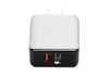 QC 3.0 Wall Charger Qualcomm USB Quick Charge Dual Color Travel Power Adapter Fast Charging US EU Plug for iphone Samsung 50pcs/lot