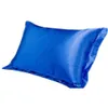 1pc 50 X70cm Double Face Emulation Silk Satin Pillowcase Single Pillow Cover Multicolor Pillow Case1985544