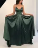Sexy Spaghetti High Side Split Prom Dresses Cheap Satin Open Back Evening Gown Eleagnt Formal Party Bridesmaid Dress BM15409658278