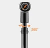 GIYO Bicycle Pump Extractable Hose Bike High Pressure Hand Pump With Gauge Ball 5769387