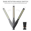 USB-uppladdningsbar bärbar COB-lampan Torch LED Arbetslampa Magnetisk COB Lanterna Hook Hängande lampa för bilreparation Camping YH821