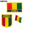 Insigne de patch drapeau haïtien 3 pièces un ensemble de patchs pour vêtements décoration bricolage PT0073-3