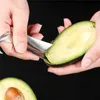 Passion Fruit Opener Rostfritt stål Whale Passion Fruit Avocado Kiwi Open Cutter Kitchen Gadgets med Spoon4082305