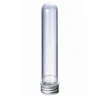 wholesale hot 40ml pressure sensitive seal transparent mask bath salt test PET tube with aluminum cap LX5253