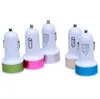 Dual USB Cell Phone Car Charger 5V 2.1A Car Chargers Auto Power Adapter för iPhone 14 15 7 8 11 12 13 Pro Max Samsung HTC Blackberry MP3 MP4