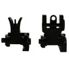 Troygear tactical Metal Front&Rear Folding Battlesight Back Up sight for M4 AR15 No Marking