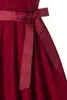 Короткое вечернее платье Платья с застежкой-молнией с рукавами 2019 Кружевное вечернее платье Vestido De Festa Бургундия Выпускные платья для выпускного вечера Y19042701