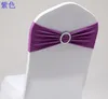 EXPRESS 100PCS LYCRA SPANDEX CHAIR BAND WITH BUCKLE FOR CHAIR COVER Wedding Decor Party CR9025306870