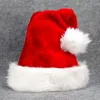 Cappello da Babbo Natale per bambini, Cappello da Babbo Natale in peluche di lusso a doppio strato per bambini