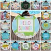 Round print beach towel lunch pad Summer series tassel shawl summer outdoor and home Blanket 150cm 17styleT2I51102