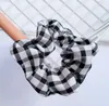 Резинки для волос плед Scrunchies повязка на голову эластичные девушки ленты для волос спортивный танец тюрбан группа дети аксессуары для волос 7 дизайн бесплатная доставка DHW3482