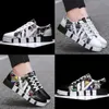 Zwart Wit Leer Canvas Casual schoenen voor dames heren Platform designer sport sneakers Zelfgemaakt merk Made in China maat 35-44