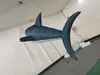 Décorations d'événement de prix usine accrochant le requin gonflable de ballon avec la lumière LED 10W pour la décoration d'étape de plafond de boîte de nuit