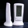 Novidade Iluminação LED Relógio Digital LCD Desk Music Alarm Tower Clock + Calendário + Termômetro Termômetro Calendário Estação Tempo Relógios