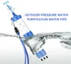 屋外の野生の浄水器の携帯用フィルターの吸引管の圧力水フィルターストレート飲料水安全生存緊急事態
