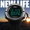 SKMEI Nowy męskie Sport Watch Krokomierz Calorie Wodoodporne Zegarki Cyfrowe Moda Elektroniczne Wristwatches Reloj Hombre