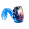 4.1 "喫煙美しい青いガチョウのハンドパイプスプーンパイプガラスパイプバブラー