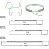 패션 라인 석 애완견 고양이 목걸이 크리스탈 강아지 치와와 목걸이 작은 중형 개를위한 가죽 끈 목걸이 다이아몬드 쥬얼리 액세서리