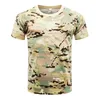 2020 Camouflage Sneldrogend Ademend T-shirt Panty Army Tactical T-shirt Mens Compression Shirt Fitness Summer Body Bulding