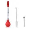 Turkije Baster Marinade Injector Naald met BBQ Basting Borstel en Reinigingsborstel Vlees Syringe Keuken Assessoies Xbjk2006