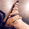 Handmade sandálias de couro genuíno verão casual dos homens britânicos retro sandálias planas com sandálias romanas confortáveis ​​sapatos de maré respirável