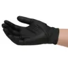 Gants de protection jetables noirs, 100 pièces, pour le nettoyage ménager, le lavage, le laboratoire en Nitrile, les ongles, les tatouages, les gants antistatiques7767637