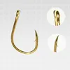 100PcsBox High Carbon Steel GoldSilver Carp Fishing Bait 10 Mixed Sizes 312 Sharpened Ultrapoint Fishing Hook Set8604589