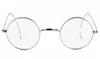 Wholesale-Agstum 42mm Round Vintage Antique Wire Glasses Eyeglass Frame Men Women Pption Eyeglasses Frame RX