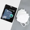 Transparent Schwarz Weiß Staubdichtes Verpackung Beutel für Kind Gesichtsmaske Mode Pacakging Taschen 15 * 19cm OppBag Masken