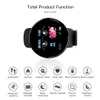 D18 Smart Horloge Intelligente Bloeddruk Ronde SmartWatch Waterdichte Fitness Tracker Message Herinnering voor Andriod Telefoon met Retail