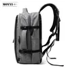 MOYYI Business Travel Double Compartment Backpacks Multi-Layer with Unique Digital Bag for 15 6 inch Laptop Mens Backpack Bags297I