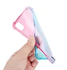 Gradiente de cor TPU Transparente Caixa à prova de choque telefone para iPhone New 11 XR X XS MAX 8 Samsung S9 S10 Plus Nota