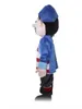 2019 nova fábrica um traje menino mascote com chapéu azul para adultos de usar