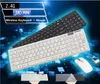 NOUVEAU TOP qualité JK - 906 2.4G Ultra Mince Sans Fil Multiple Batterie-Safe Desktop Clavier et Souris Combo avec Récepteur USB 10pcs