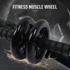 2022 Muscle Oefening Apparatuur Home Fitness Double Wheel Abdominale Power AB Roller Gym Trainer Training