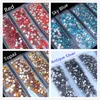 Micui 1440pcs Mix 6 Size SS3-SS10 Glass crystal AB Rhinestones Flat Back Round Nail Art Stones Non fix Strass Crystals for DIY 279D