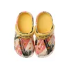 2020 Summer Baby Home Slippers Boys Girls Soft Bottom Children Non-slip Cartoon Doodle Hole Shoes Beach Slippers for Kids