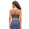 Lu 78 tenues de yoga soutien-gorge de sport deux épaules sous-vêtements antichoc femme rassembler ensemble Ventilation marque soutiens-gorge