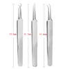 Stainless steel remove acne cell acne needle squeeze acne blackhead removal tool tweezers 100 pcs free DHL