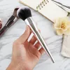 1pcs Silver Makeup Brush Soft Synthetic Hair Single Cosmetic brushes For Foundation Blusher Powder Face Make Up Brush Contour Beauty Tool