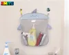 Cartone animato carino bagno appeso borsa per bambini giocattolo da bagno pieghevole cestino portaoggetti in rete all'ingrosso