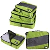 3 Pcs/Set Packing Cubes System High Capacity Clothes Luggage Mesh Travel Bags For Shirts Bra Sock Waterproof Bag Organizers