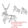 Wholesale- Femmes Bijoux Ensembles 925 Silver Plaqué Bonne chance Éléphant / Cheval / Dauphin / Life Tree Boucles d'oreilles Collier Set Ensemble de mariage Bijoux