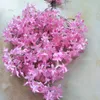 시뮬레이션 벚꽃 꽃 분기 웨딩 사진 스튜디오 장식 인공 암호화 크로스 벚꽃 가짜 화환 꽃 분기