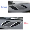 Auto Styling Sticker Chrome Aria condizionata Vent Trent Cover Trim Trim Pannello Air Outlet Pannello decorativo Striscia decorativa Accessori 3D per Porsche Macan