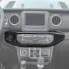 Revêtement d'habillage de panneau de climatisation en Fiber de carbone pour Jeep Wrangler JL 2018 sortie d'usine accessoires internes automatiques de haute qualité3000