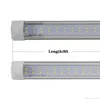 2ft 3ft 4ft LED T8 Tüpler Çift Sıralı Entegre LED Işık Ampuller 18 W 28 W 36W SMD2835 LED Işıklar 85-265V Floresan Aydınlatma Lambaları