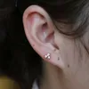 Nouveaux goujons simples à venir jolies fleurs boucles d'oreilles petites filles minuscules bijoux de mode cubique zrconia délicates boucles d'oreilles femmes 2019